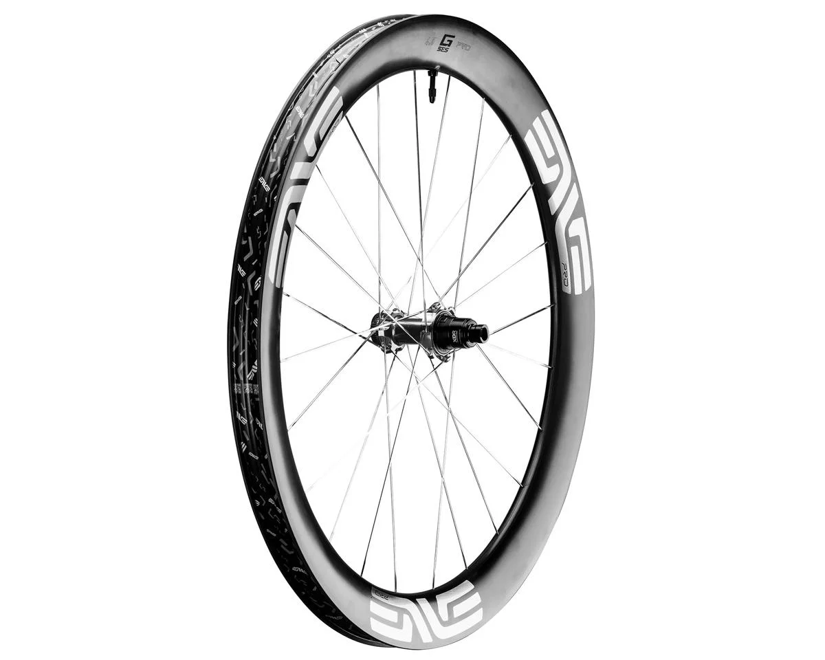ENVE G SES 4.5 Pro Carbon Gravel Wheel (Shimano Micro Spline) (Silver Decals) (Rear) (700c) (Centerlock) (Tubeless)